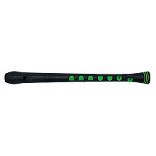Блок-флейта NUVO Recorder+ Black/Green with hard case 2