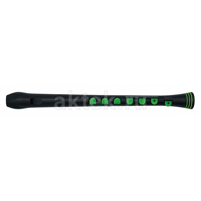 Блок-флейта NUVO Recorder+ Black/Green with hard case 2