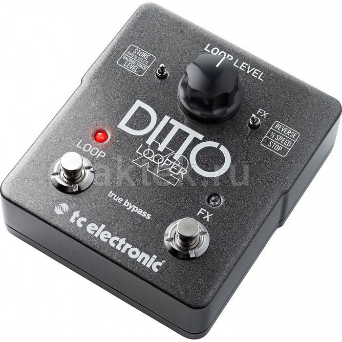 Педаль для гитары TC ELECTRONIC DITTO X2 LOOPER 2