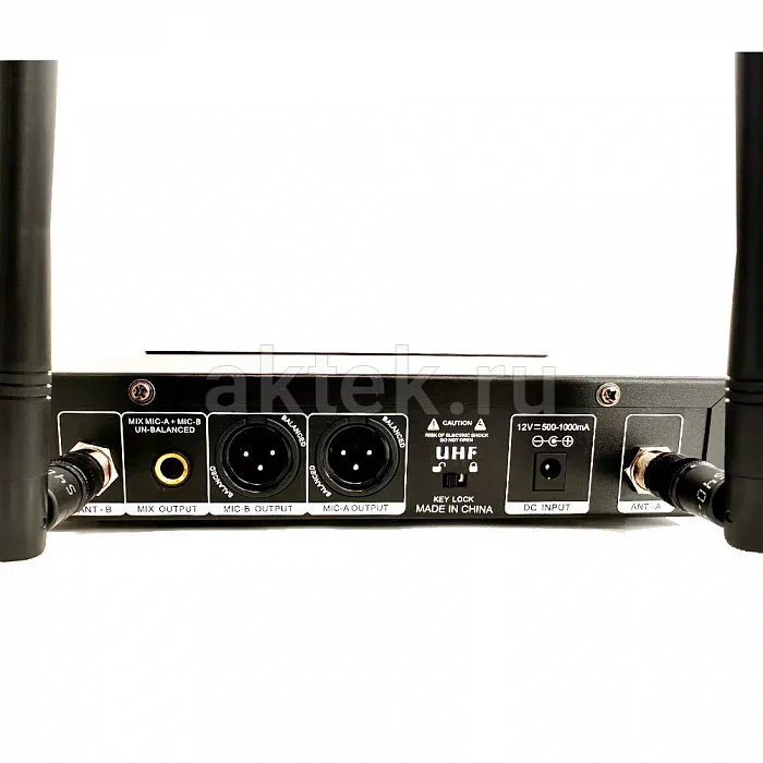 ROSS U2MOD микрофонная радиосистема, 2 микрофона, 551,000–570,600 МГц 5