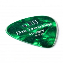 Dunlop 483P12HV Celluloid Green Pearloid Heavy медиаторы, целлулоид, 12 шт 2