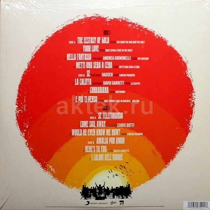 Виниловая пластинка IL VOLO - IL VOLO SINGS MORRICONE 180 GRAM BLACK VINYL 12" 2