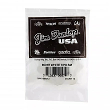 Dunlop 9001R Plastic Thumbpick White 12Pack медиаторы-когти, 12 шт 2