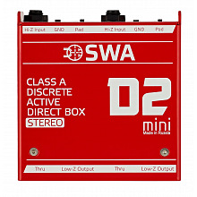 SWA D2 mini активный директ-бокс, XLR, RCA, 48 В