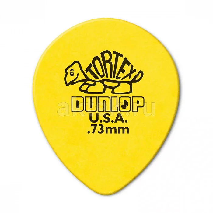 Dunlop 413R073 Tortex Teardrop 72Pack медиаторы, 0,73 мм, 72 шт