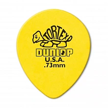 Dunlop 413R073 Tortex Teardrop 72Pack медиаторы, 0,73 мм, 72 шт