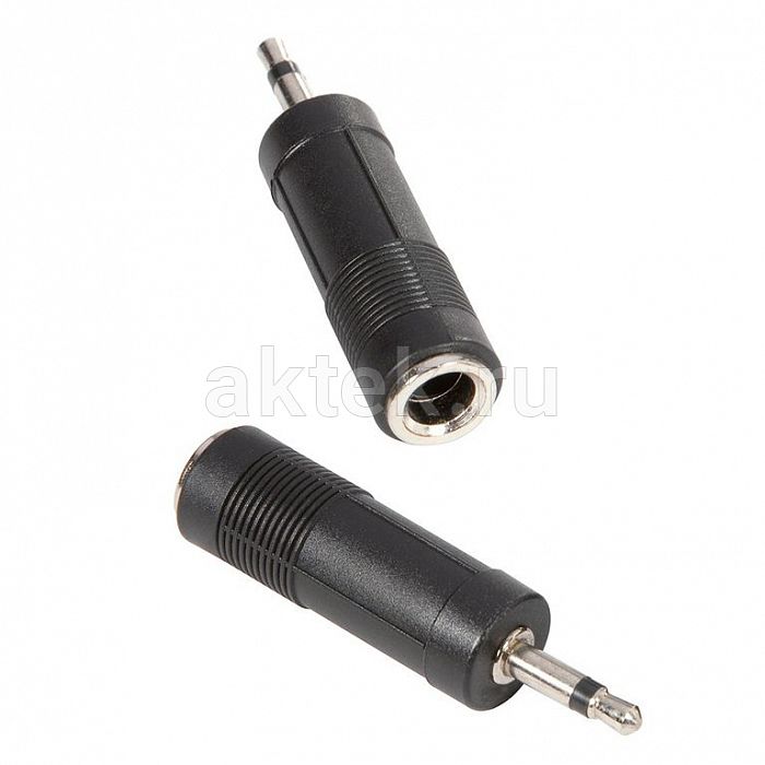 Adam Hall 7554 Black адаптер TS6.3-F–TS3.5-M
