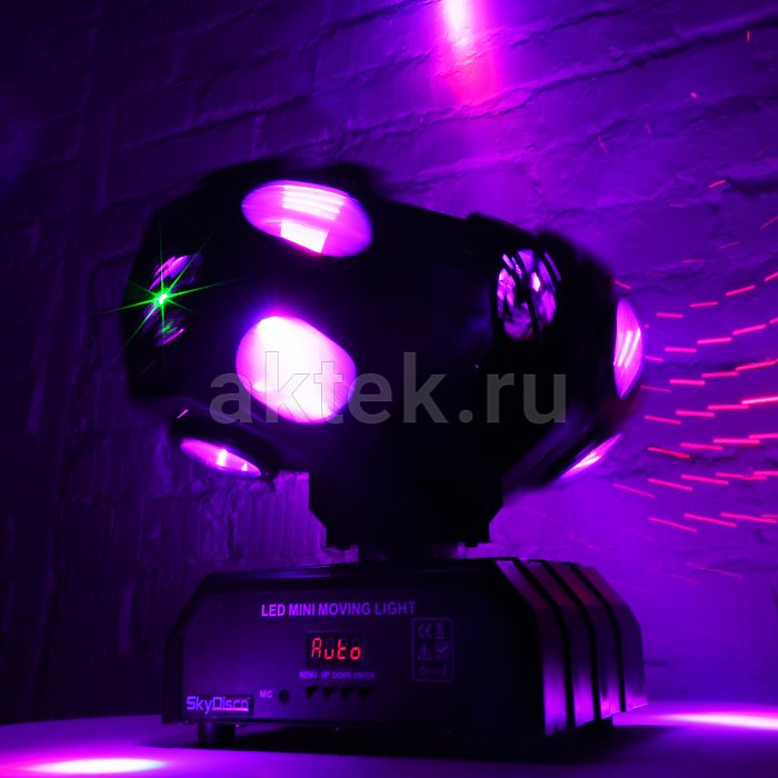 Вращающаяся голова SkyDisco 12 LED Moving Head Plus 2