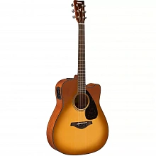 Yamaha FGX800C SDB электроакустическая гитара, верхняя дека из ели