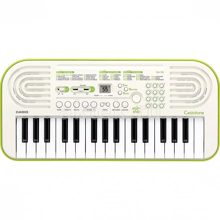 Casio SA-50 синтезатор, 32 голоса, 100 тембров