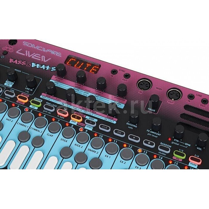 Цифровой синтезатор Sonicware LIVEN Bass&Beats 3