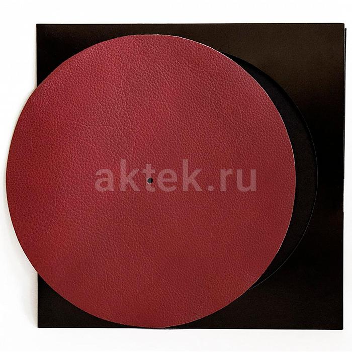 Слипмат для винила Simply Analog Leather Mat Premium Red