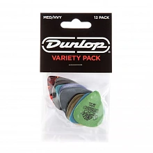Dunlop PVP102 Variety 12Pack медиаторы, tortex, средние, 12 шт