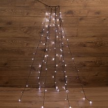 Елочная гирлянда с кольцом NEON-NIGHT 105x5,5 Вт LED 1,5м белый