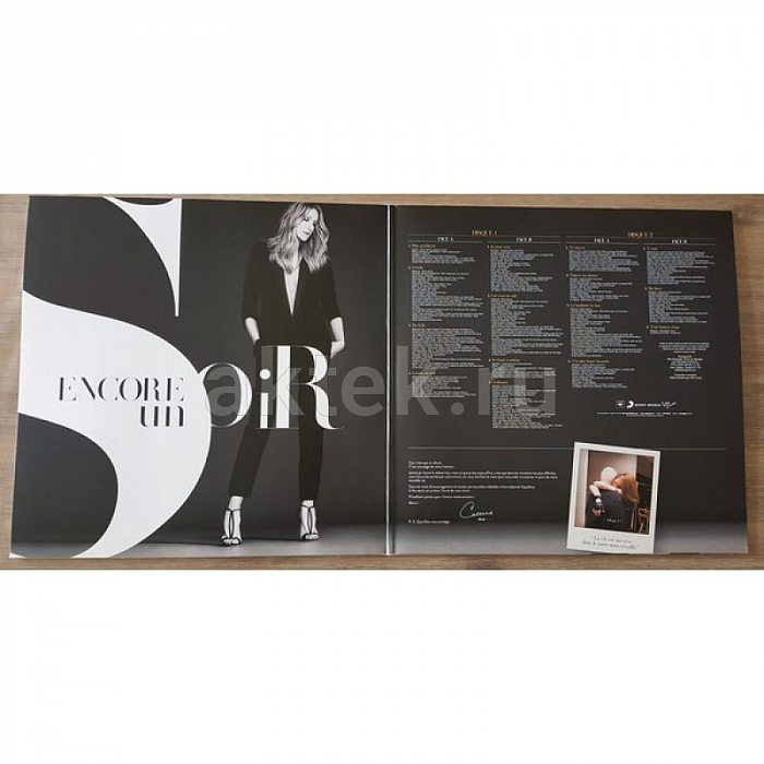 Виниловая пластинка CELINE DION - ENCORE UN SOIR 180 GRAM BLACK VINYL 12" 3