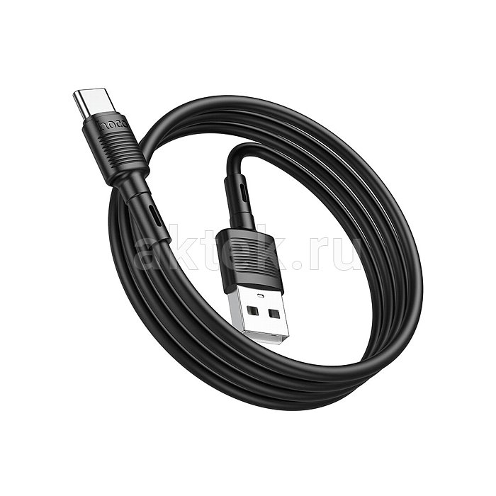 Кабель USB-C/A Hoco X83 Black - 1м