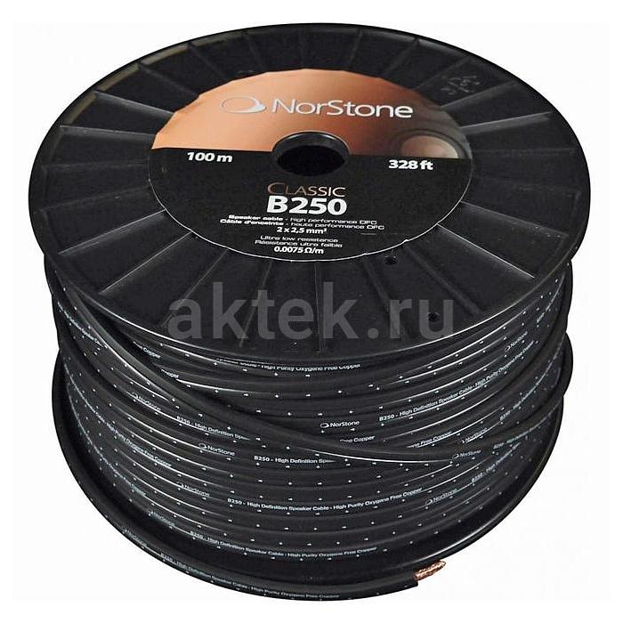 Акустический кабель NorStone Classic Black B150-100 2х1.5мм - 100 метров 2