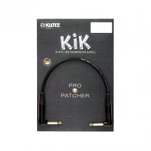 Klotz KIKPK030RR угловой гитарный патч-кабель Jack 6,3, 0,3 м