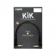 Klotz KIKPK030RR угловой гитарный патч-кабель Jack 6,3, 0,3 м