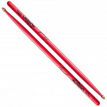 Барабанные палочки ZILDJIAN Z5AACDGP 5A ACORN NEON PINK