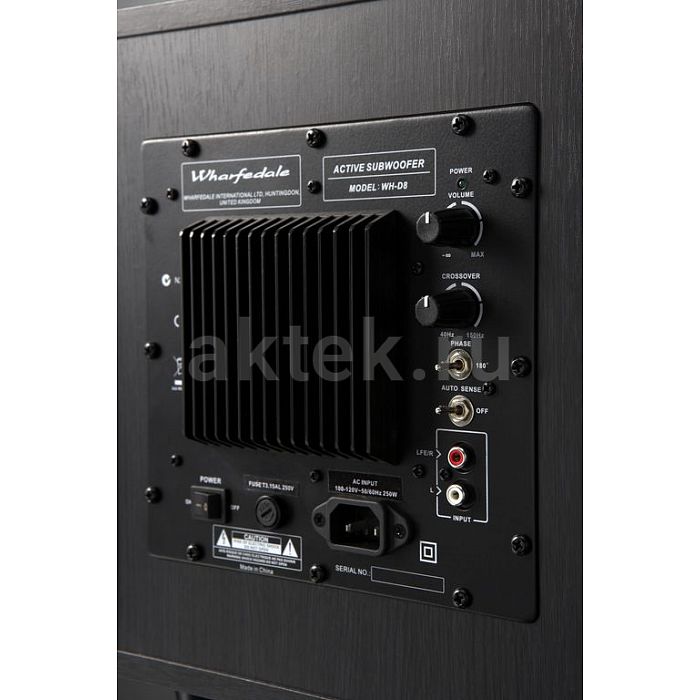 Wharfedale WH-D8 Black Wood активный сабвуфер 8″ 70Вт 3