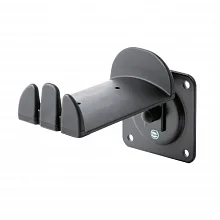 K&M 16310-000-55 (16310-022-55) настенный держатель четырёх наушников, стальной, чёрный