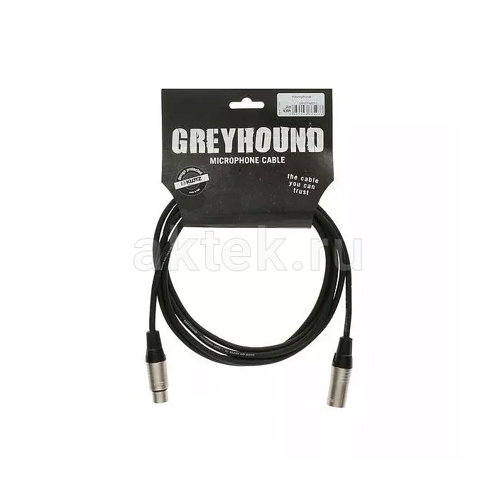 Klotz GRG1FM03 GREYHOUND микрофонный кабель XLR, 3 м