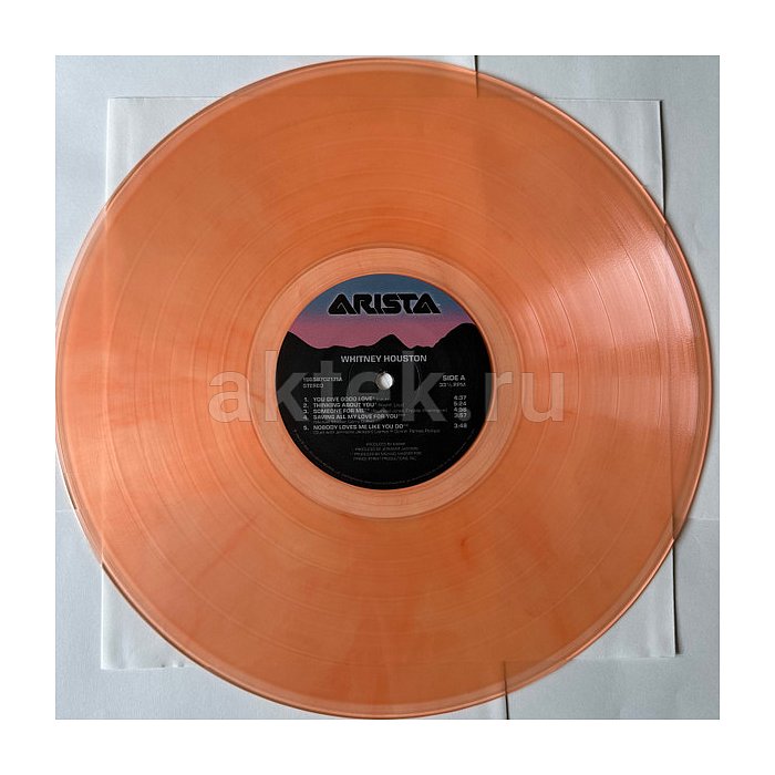 Виниловая пластинка WHITNEY HOUSTON - WHITNEY HOUSTON 180 GRAM ORANGE VINYL 12" 3