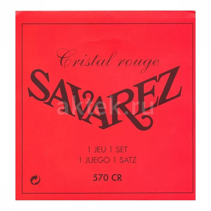 Savarez 570CR Cristal Soliste Red normal струны для классической гитары