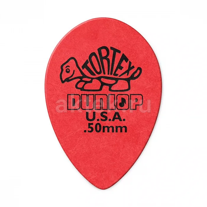 Dunlop 423R050 Tortex Small Teardrop 36Pack медиаторы, 0,5 мм