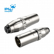 ROXTONE RX3MWP-NG разъём XLR, серебристый, штекер, IP66