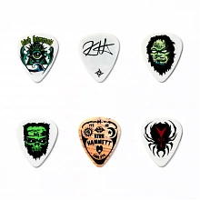 Dunlop KH01T088 Kirk Hammett The Monster набор медиаторов, 6 шт 2