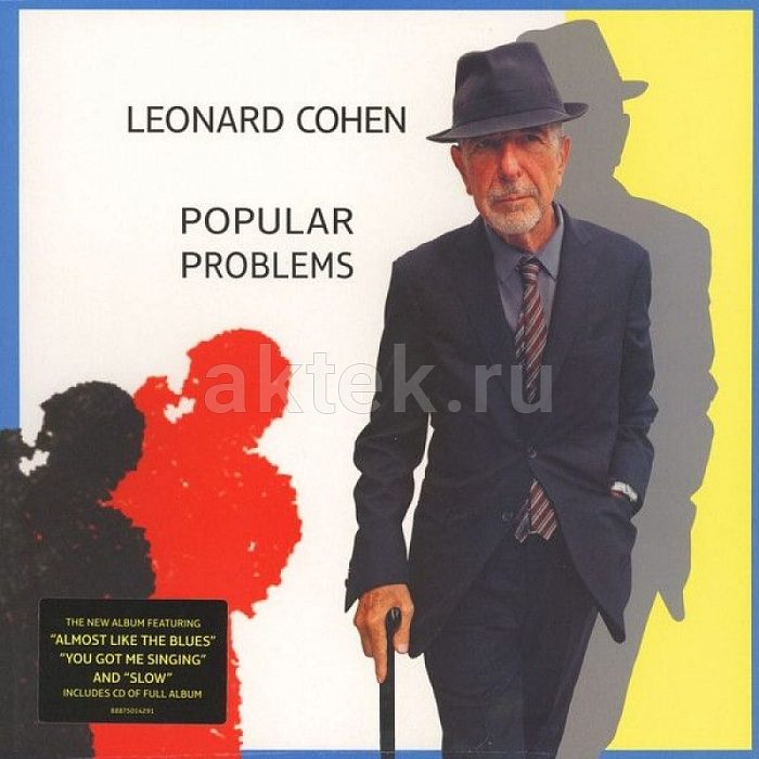 Виниловая пластинка LEONARD COHEN - POPULAR PROBLEMS 180 GRAM BLACK VINYL + CD 12"
