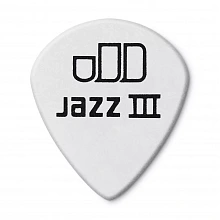 Dunlop 478P135 Tortex White Jazz III медиаторы, 1,35 мм 3