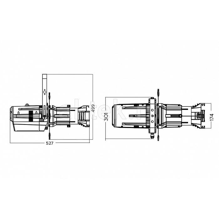SILVER STAR SS5153SWD ECLIPSE 250SD профильный прожектор, 3200 К 6