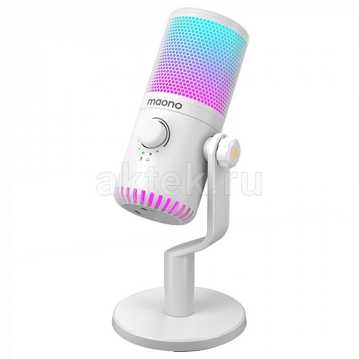 Maono DM30RGB (white), конденсаторный USB микрофон, 24bit/48kHz 4