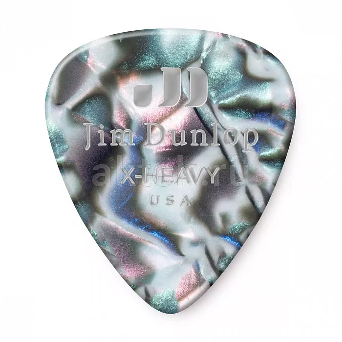 Dunlop 483P14XH Celluloid Abalone Extra Heavy медиаторы, целлулоид, 12 шт