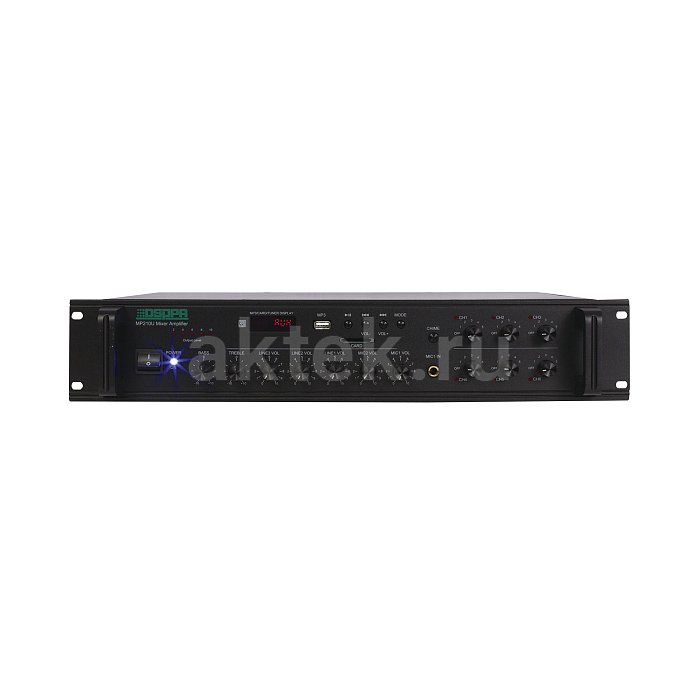 DSPPA MP-310U трансляционный микшер-усилитель, 120 Вт, 6 зон 2