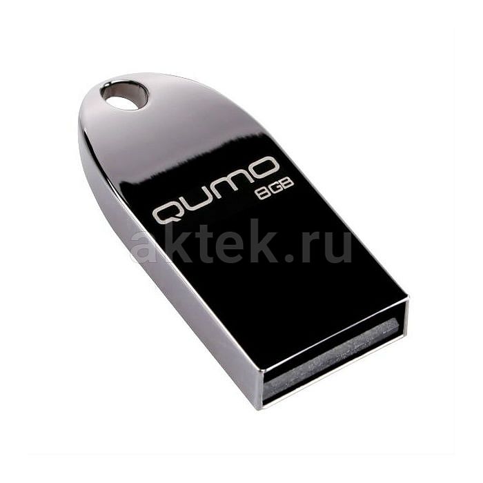 Флешка Qumo Cosmos 8 Gb серебро 3