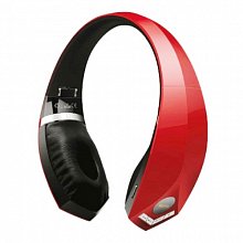 Беспроводные наушники с микрофоном Qumo Trio Techno красные