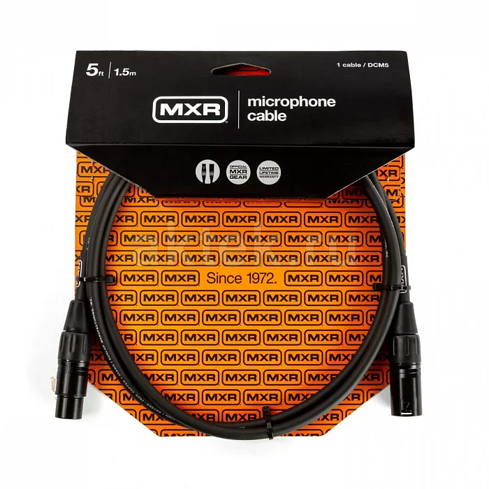 MXR DCM5 Microphone Series микрофонный кабель XLR, 1,5 м