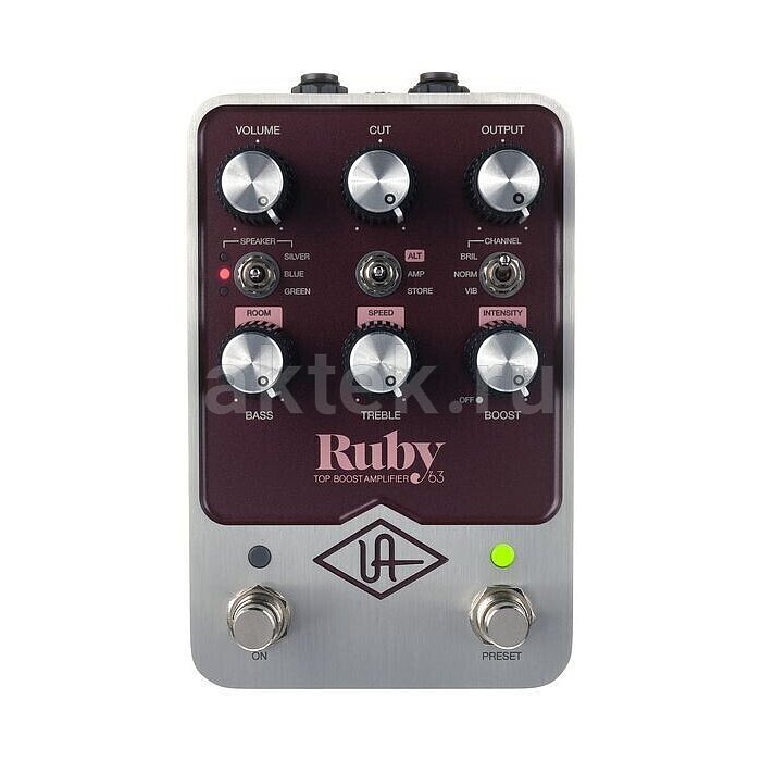 Педаль эффектов предусилителя UNIVERSAL AUDIO UAFX Ruby '63 Top Boost Amplifier 8