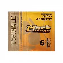Markbass Twinkle Series DV6TWPB01047AC комплект струн, калибр 10-47, круглая обмотка