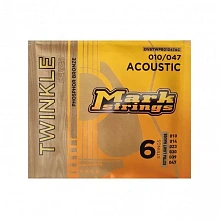 Markbass Twinkle Series DV6TWPB01047AC комплект струн, калибр 10-47, круглая обмотка