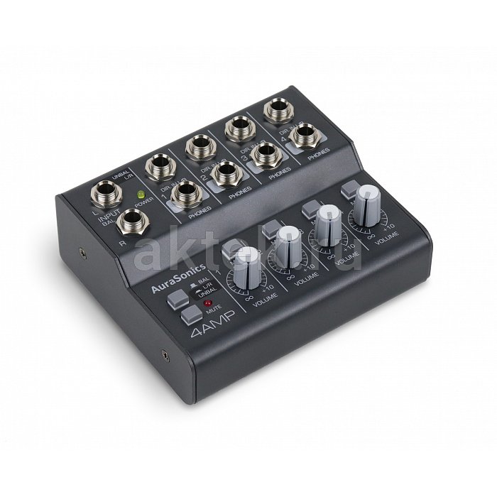 AuraSonics 4AMP усилитель для наушников 4-канальный, функция МОНО