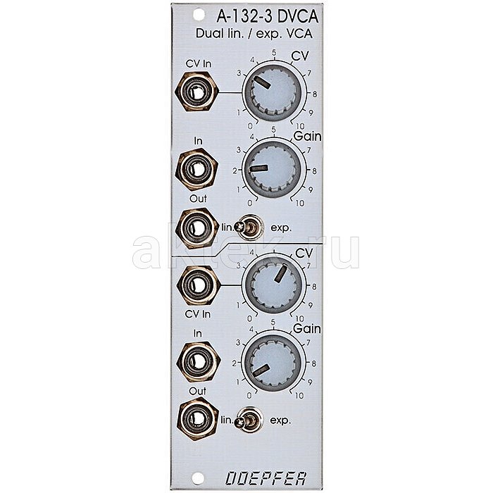 Eurorack-модуль Doepfer A-132-3 Dual linear/exponential VCA