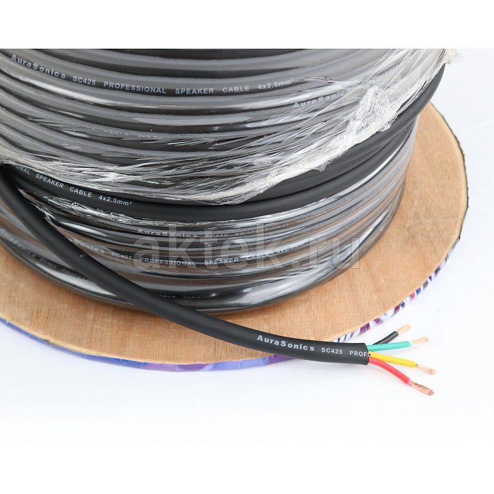 AuraSonics SC425 акустический кабель 4x2,5 мм², 13 AWG, Ø10 мм 2