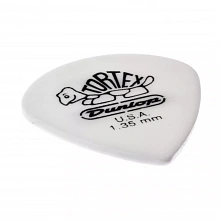 Dunlop 478P135 Tortex White Jazz III медиаторы, 1,35 мм 2