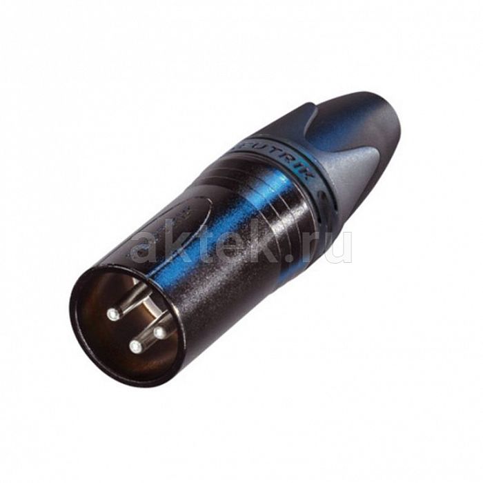 Van den Hul NC3MXX Black разъём XLR «папа», посеребрённый контакт