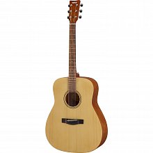 Yamaha FX400 NATURAL SATIN электроакустическая гитара со звукоснимателем